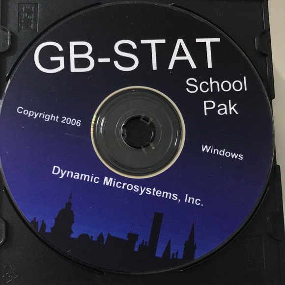 GB-stat School Pak 2006 for windows software - Picture 4 of 10